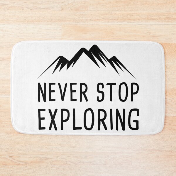 Item preview, NEVER STOP EXPLORING , camper gift designed and sold by lapolonaise.