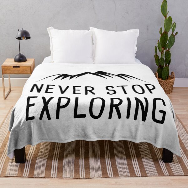 Item preview, NEVER STOP EXPLORING , camper gift designed and sold by lapolonaise.