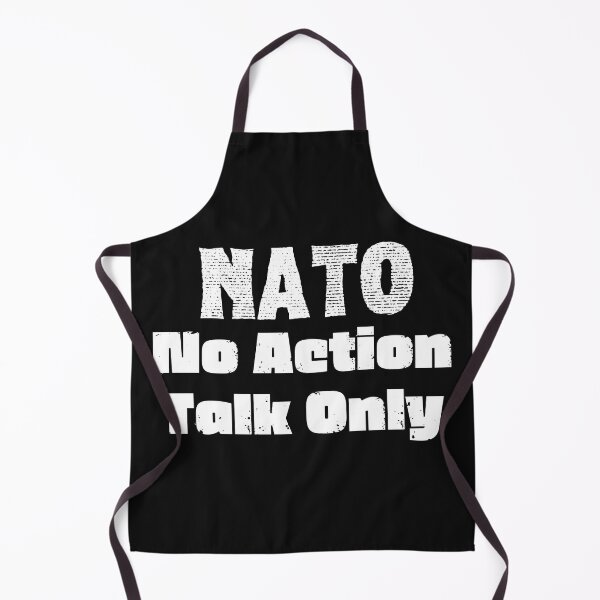 Item preview, NATO no action talk only funny Typography designed and sold by garniturex.