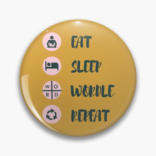 Item preview, Eat Sleep Wordle Repeat  designed and sold by designerpriti.