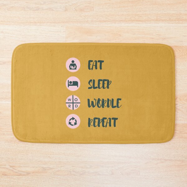 Item preview, Eat Sleep Wordle Repeat  designed and sold by designerpriti.