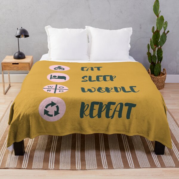 Item preview, Eat Sleep Wordle Repeat designed and sold by designerpriti.