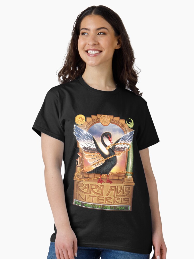 Thumbnail 2 of 7, Classic T-Shirt, Black Swan designed and sold by steg0saurus.