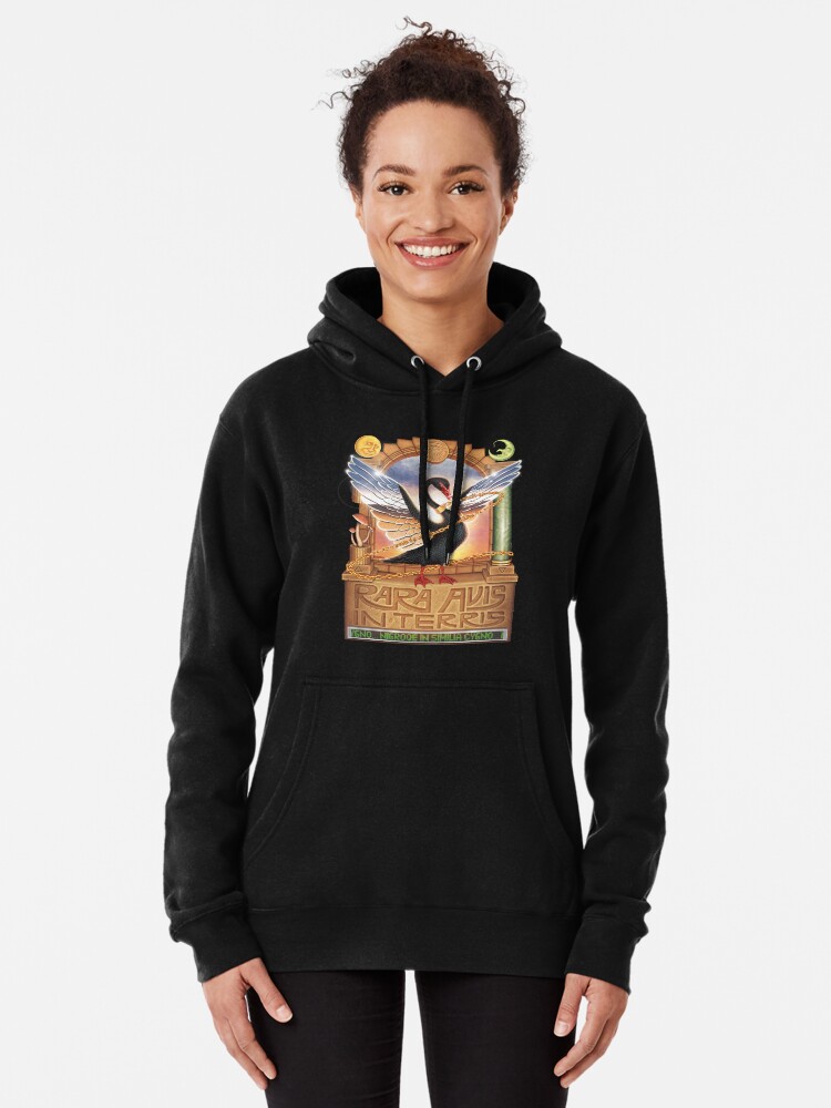 Thumbnail 2 of 5, Pullover Hoodie, Black Swan designed and sold by steg0saurus.
