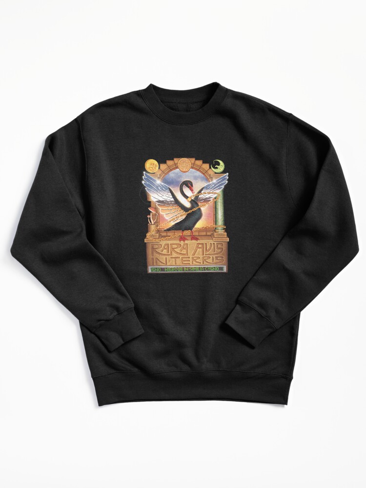 Thumbnail 2 of 7, Pullover Sweatshirt, Black Swan designed and sold by steg0saurus.