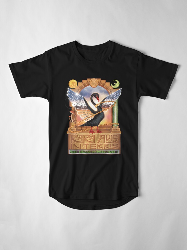 Thumbnail 4 of 5, Long T-Shirt, Black Swan designed and sold by steg0saurus.
