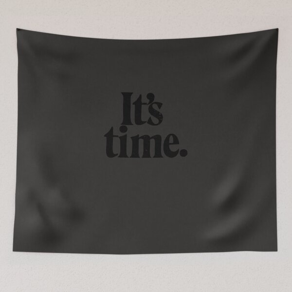 Item preview, It&39;s Time (Worn Look) Essential T-Shirt designed and sold by MichaelTomis.