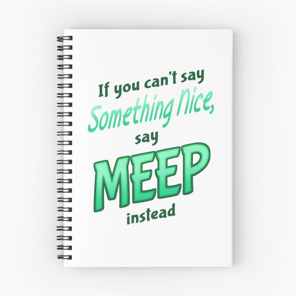 Item preview, Say Meep Instead Dark designed and sold by LupiArts.