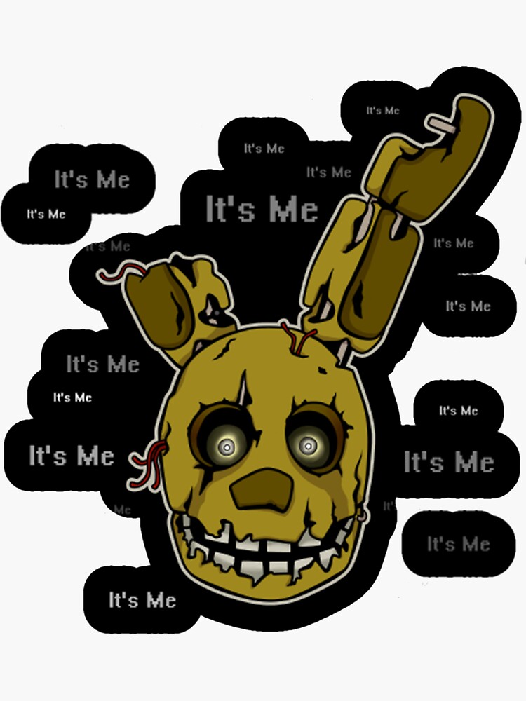 "springtrap fnaf" Sticker by MRABM Redbubble