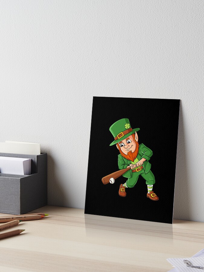 St Patricks Day Baseball Cartoon