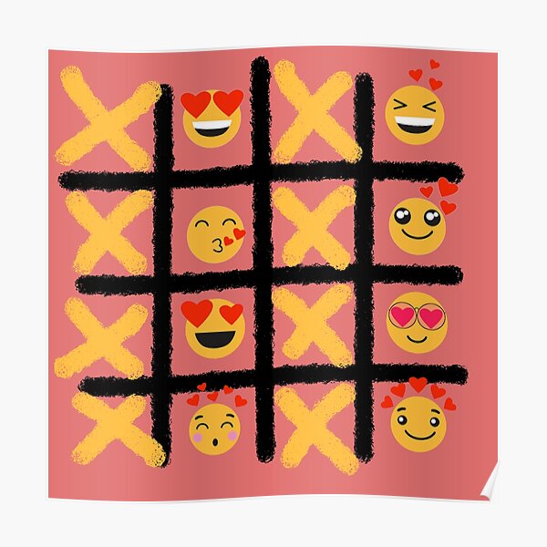 "XOXO emoji" Poster for Sale by GeeOmm Redbubble