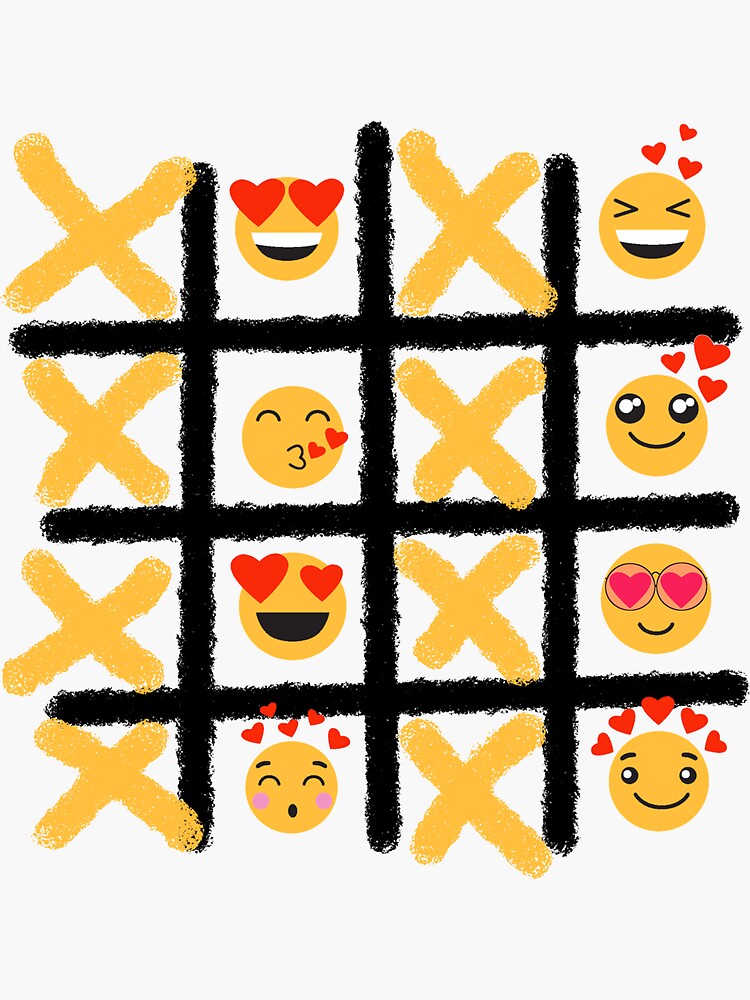 "XOXO emoji" Sticker by GeeOmm Redbubble