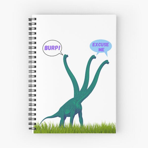 Item preview, Three-necked green dinosaur - Burp Edition designed and sold by CosmicStory.