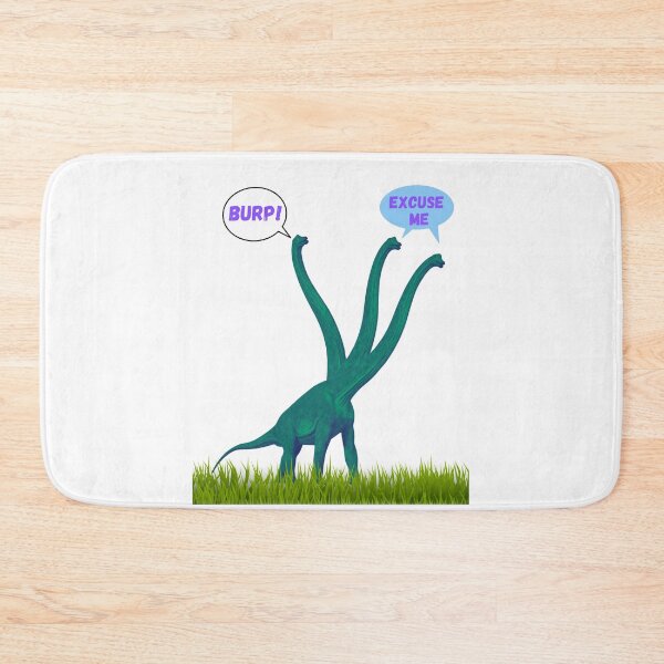 Item preview, Three-necked green dinosaur - Burp Edition designed and sold by CosmicStory.