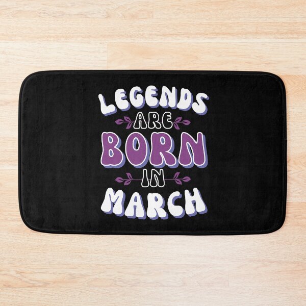Item preview, Legends are born in March - very peri and dahlia designed and sold by BTCelebration.
