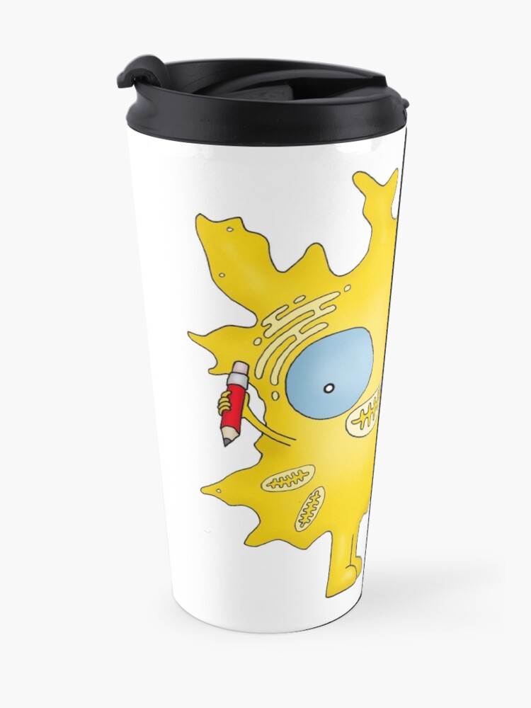 Alternate view of Rory the Microglia Travel Coffee Mug
