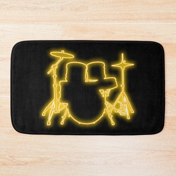 Item preview, Neon yellow drum kit designed and sold by WuZe.