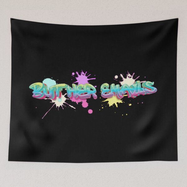 Item preview,  But Her Emails Graffiti Text designed and sold by roleshop.