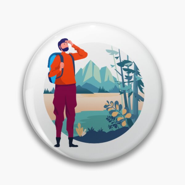 Item preview, Mountains Are Calling And I Must Go, Happiness Is A Day Spent Hiking designed and sold by Ildar012.