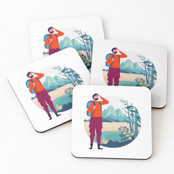 Item preview, Mountains Are Calling And I Must Go, Happiness Is A Day Spent Hiking designed and sold by Ildar012.