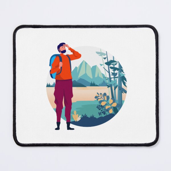 Item preview, Mountains Are Calling And I Must Go, Happiness Is A Day Spent Hiking designed and sold by Ildar012.