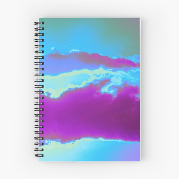 Item preview, clouds,purple,turquoise,vibrant,bright designed and sold by cutecrazytshirt.