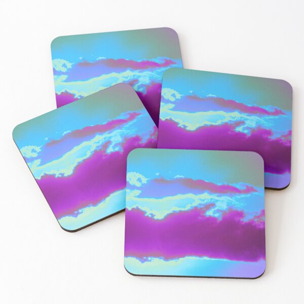 Item preview, clouds,purple,turquoise,vibrant,bright designed and sold by cutecrazytshirt.