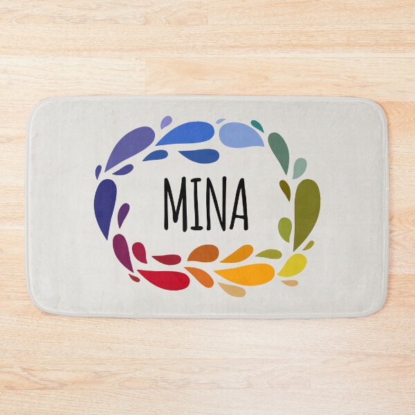 Item preview, Mina Name Cute Colorful Gift Named Mina designed and sold by kindxinn.