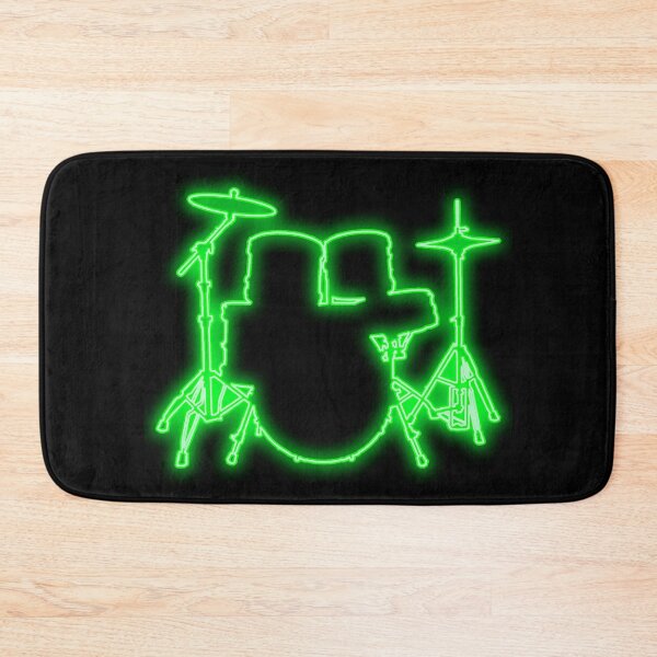 Item preview, Green neon drum kit designed and sold by WuZe.
