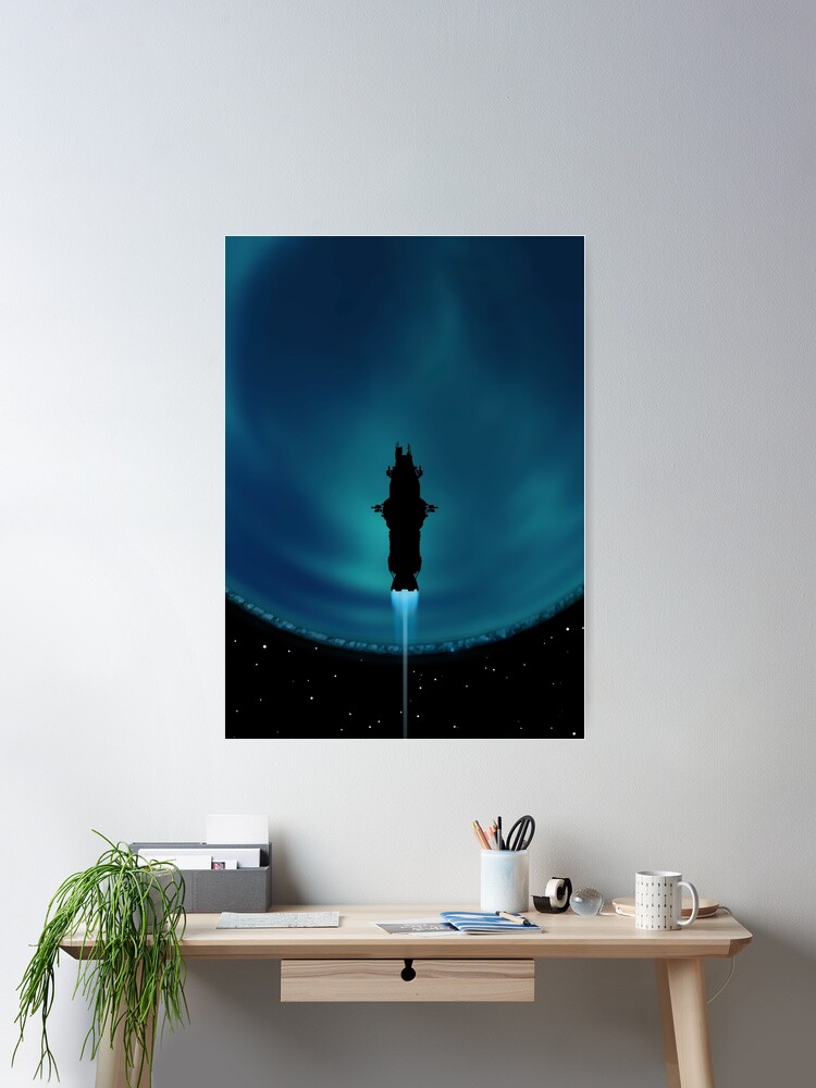 Thumbnail 1 of 3, Poster, Rocinante Silhouette Poster designed and sold by My-Digital-Mind.