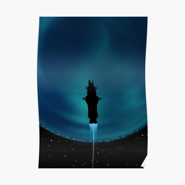 Rocinante Silhouette Poster Poster