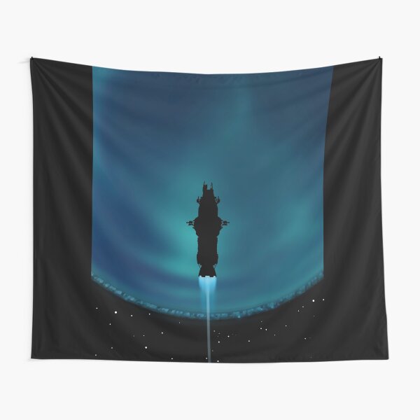 Item preview, Rocinante Silhouette Poster designed and sold by My Digital Mind.