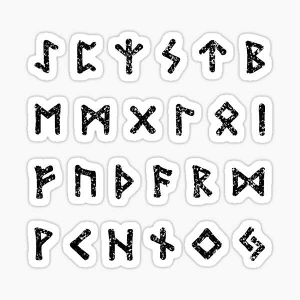 Item preview, Elder Futhark runes designed and sold by opooqodesign.