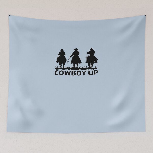 Item preview, Cowboy Up Sticker designed and sold by Pablofuerte.