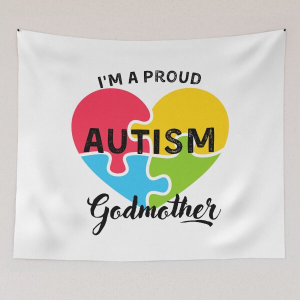 Item preview, I'm A Proud Godmother Autism Awareness Autistic Goddaughter designed and sold by badretop.