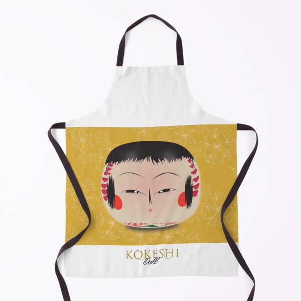 Item preview, Kokeshi Doll (こけし), Japanese Illustration, Kawai Traditional Talisman #01 designed and sold by Printyourspirit.