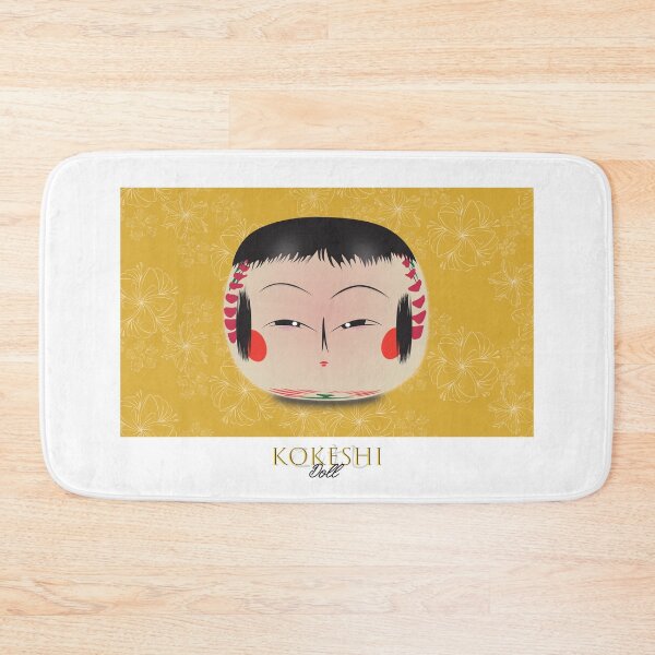 Item preview, Kokeshi Doll (こけし), Japanese Illustration, Kawai Traditional Talisman #01 designed and sold by Printyourspirit.