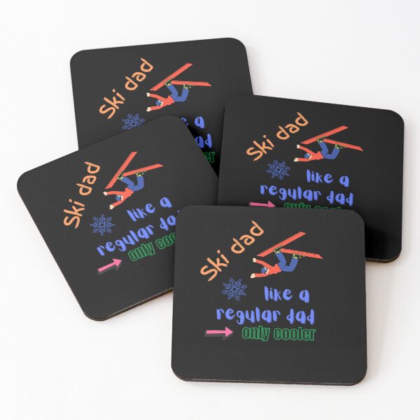 Item preview, "Ski Dad Like A Regular Dad Only Cooler" Funny Essential T-Shirt designed and sold by WilkDesign.