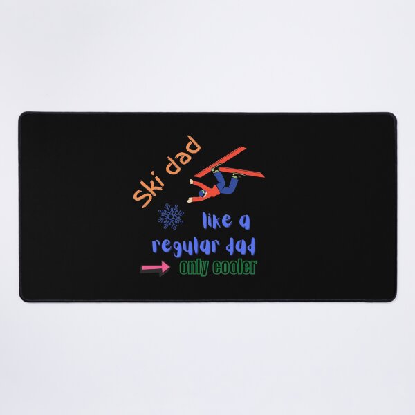 Item preview, "Ski Dad Like A Regular Dad Only Cooler" Funny Essential T-Shirt designed and sold by WilkDesign.