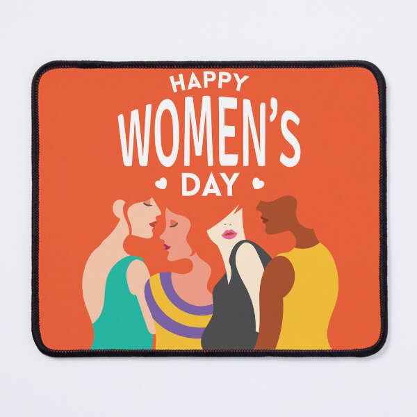 Item preview, Happy Women's Day 8 March, International Womens Day Illustration T-Shirt designed and sold by podekom.