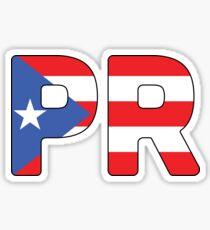 Pegatina Bandera de PR