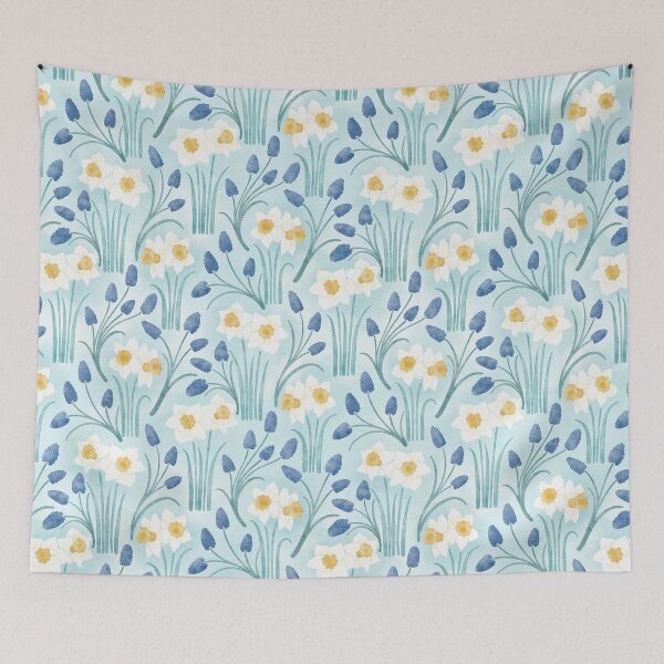 Item preview, Daffodils and Muscari designed and sold by RebeccaFlaherty.
