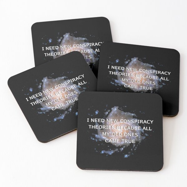 Item preview, i need new conspiracy theories because all my old ones came true | sticker designed and sold by eleanor27.