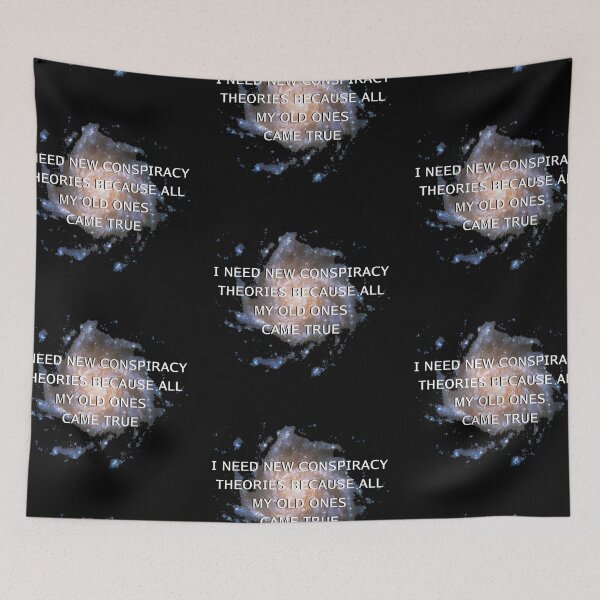 Item preview, i need new conspiracy theories because all my old ones came true | sticker designed and sold by eleanor27.