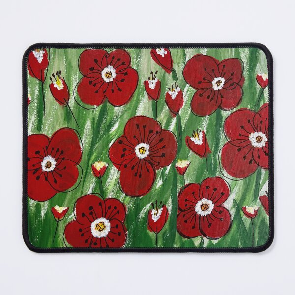 Item preview, Red Poppies in the Garden designed and sold by Sim Baker.