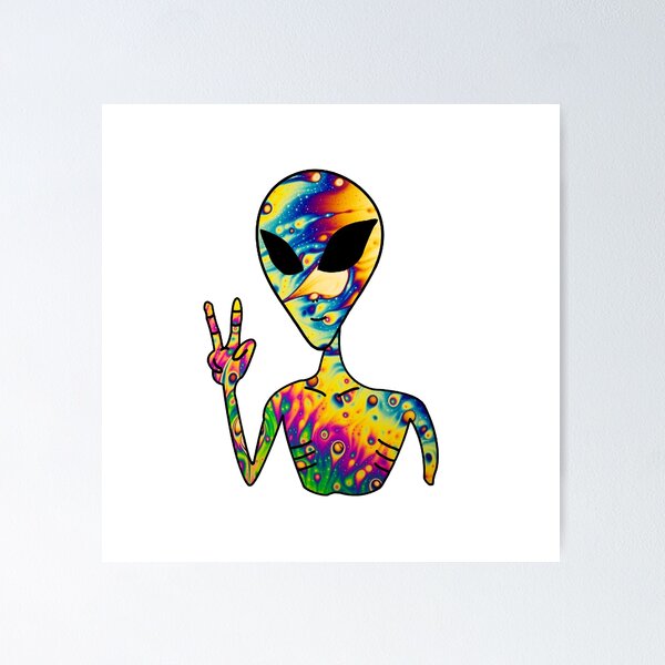 Item preview, Trippy Alien 12 designed and sold by FOSOdesigns.