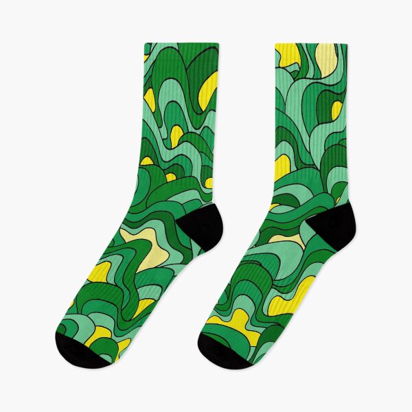Item preview, Abstract pattern - yellow and green. designed and sold by K.S ART.