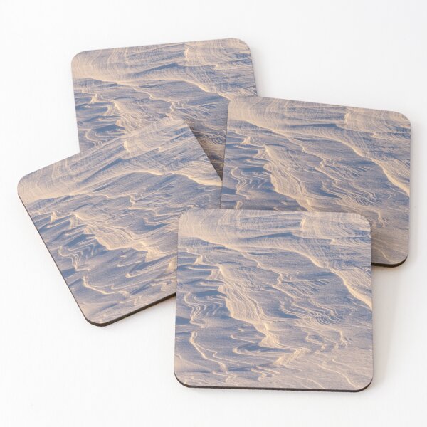 Item preview, Abstract Art by Nature - Wind Sculpted Snow Forms in Pale Blue and Gold designed and sold by Georgia Mizuleva.