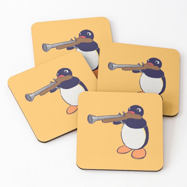 Item preview, I draw gun penguin meme (no text ver.) designed and sold by RansRoom.