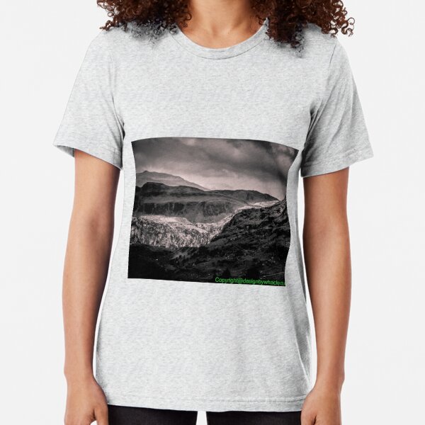 View of Snowdonia 2 bywhacky Tri-blend T-Shirt